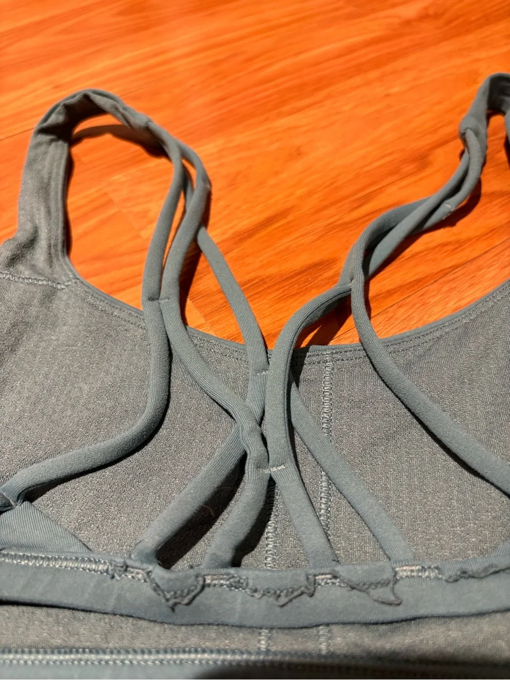 lululemon athletica Strappy Scoop Sports Bra - Slate Blue - Picture 7 of 8
